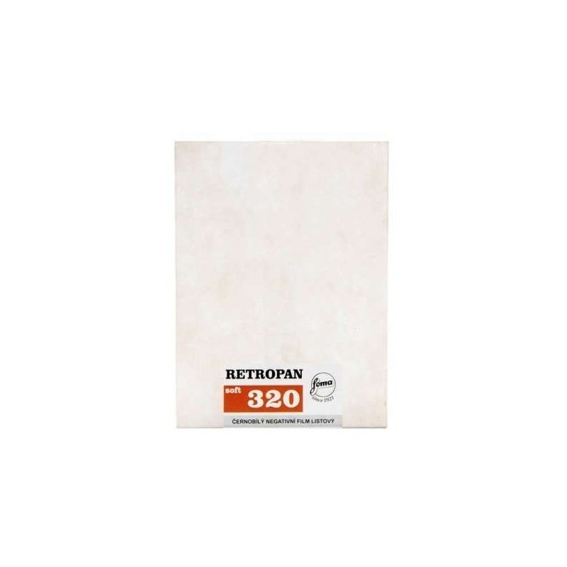 Retropan 320 Plan film 4x5 inchs / 50 films Retropan 320 Plan film 4x5 inchs / 50 films